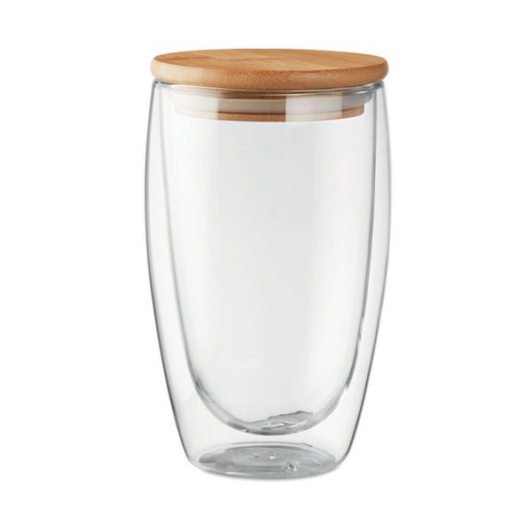 TIRANA LARGE Verre double paroi 450 ml - GiftRetail MO9721