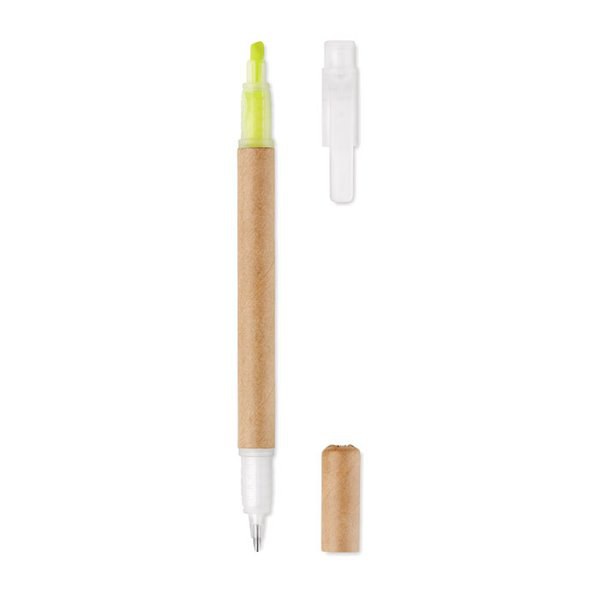 DUO PAPER Surligneur 2 en 1 - GiftRetail MO9895