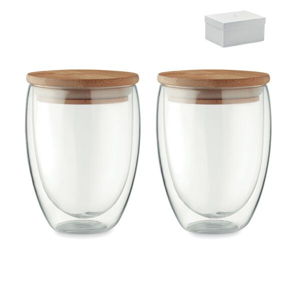 TIRANA SET Lot de 2 verres 350 ml - GiftRetail MO6739