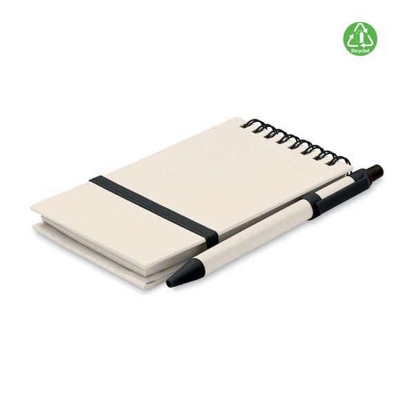 MITO SET Carnet en carton de lait recyclé - GiftRetail MO6837