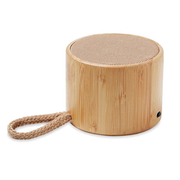 COOL Haut-parleur sans fil bambou - GiftRetail MO6890