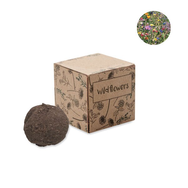 BOMBI Boule graines de fleurs sauvage - GiftRetail MO6908