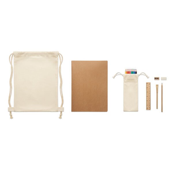 FUNDRAW Complete Kids Drawing and Stationery Set in Bag