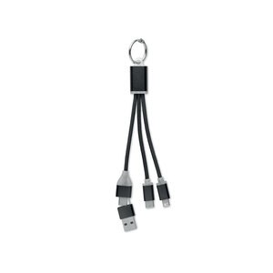 BLUE Câble de charge 4 en 1 type C - GiftRetail MO2141