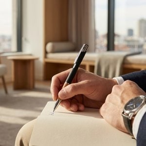 VERIA Stylo en aluminium encre bleue - GiftRetail MO2158