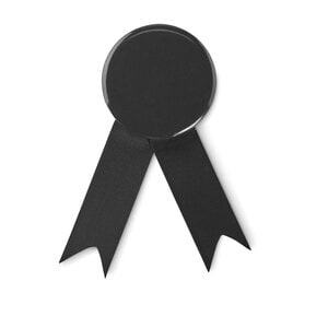 LAZO Elegant Awareness Ribbon Brooch Pin with Clip - GiftRetail MO2180