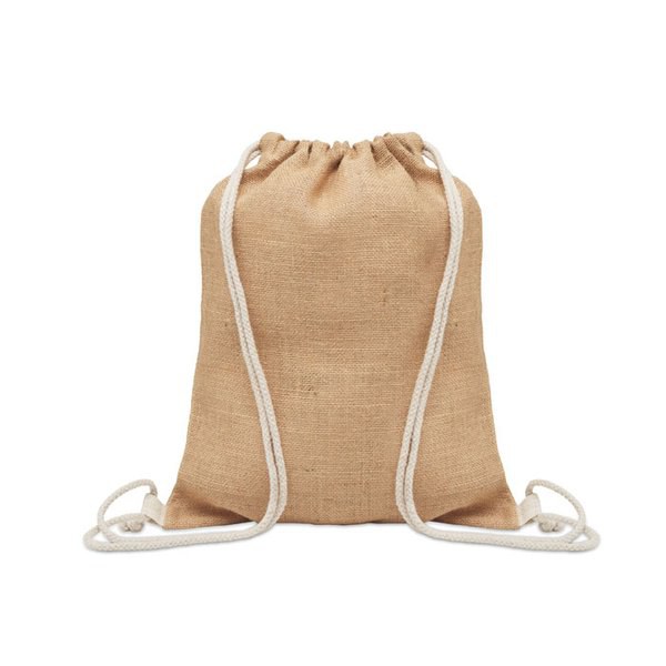 FUKURO Sac à cordon en jute - GiftRetail MO2190