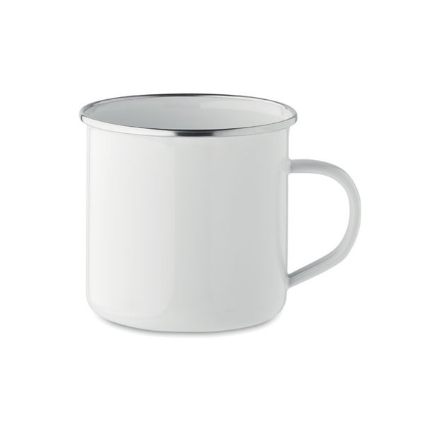 PLATEADO L Mug en émail pour sublimation - GiftRetail MO2203