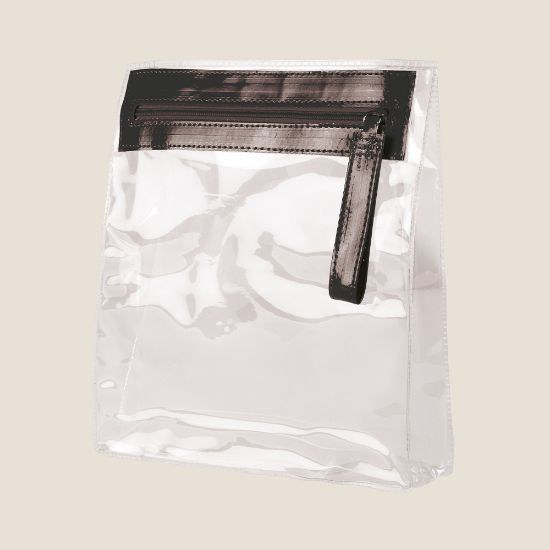 Goya 34026 - Sac PVC transparent à zip, 3 couleurs AGATHA