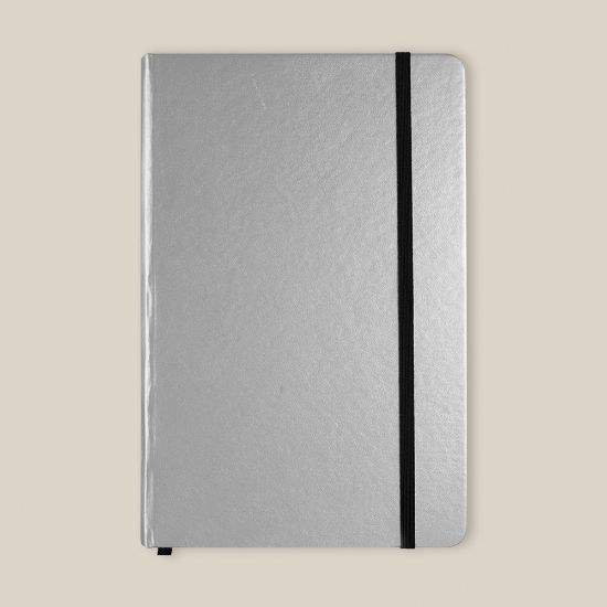 Carnet A5 Couverture PU Métallique 80 Feuilles LUMINE