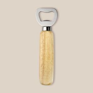 Goya 38042 - Stainless Steel Opener with Wooden Handle OAK