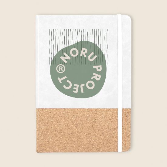 Carnet A5 Couverture PU et Liège, Élastique BOUND