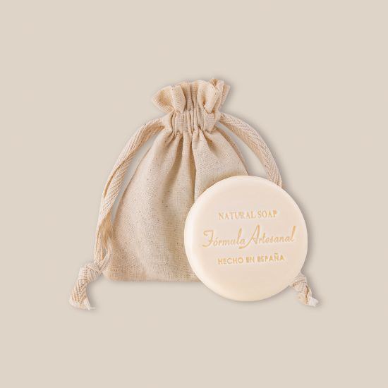 Goya 50621K - Savon végétal 40g avec pochette coton LIT
