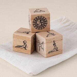 Goya 50627 - Jeu de Yoga en Bois de Pin avec 4 Dés KALI