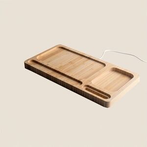 Goya 50638 - Base de Chargement 10W et Organisateur Bambou SHEN
