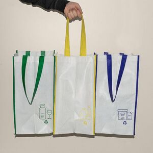 Goya 52014 - Set 3 RPET Recyclage Verre, Plastique, Papier FOREST