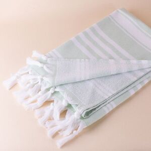 Goya 52036 - Pareo en coton 220 g/m², franges nouées CAYMAN