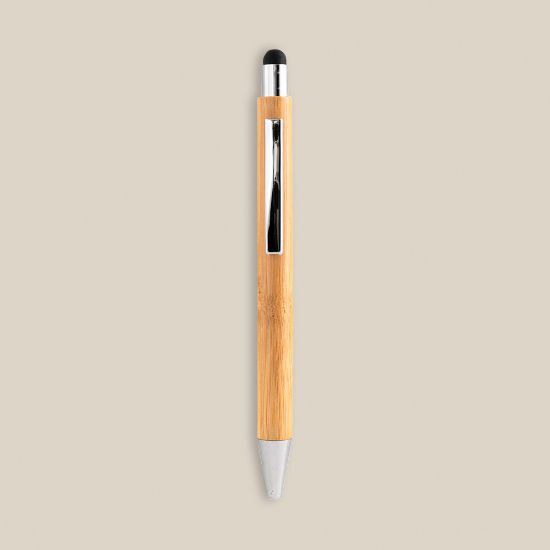 Bamboo Stylus Pen with Metal Clip GAZE