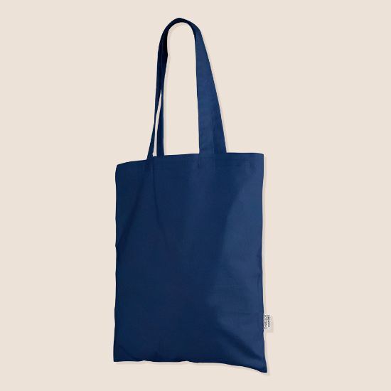 Organic Cotton Bag with Long Handles COLORS