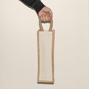 Goya 52513 - Sac allongé en jute et coton pour bouteilles KUMA