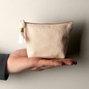 Goya 53023 - Recycled Cotton Purse with Gold Tab ARGENT