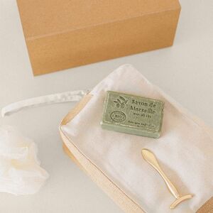 Goya 53595K - Self-Care Set: Bag, Sponge, Massager, Soap SLEEPY