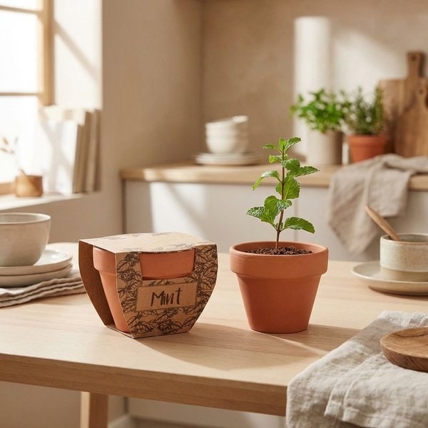 MINT POT Pot avec graines de menthe