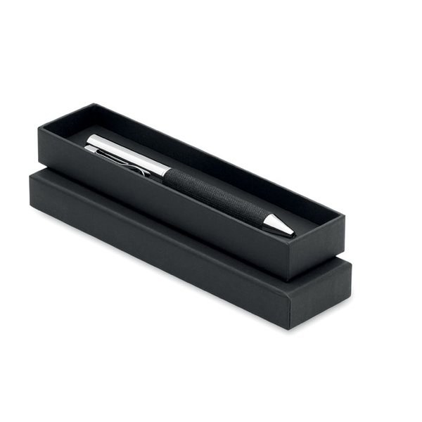 SCRIBI Stylo bille twist métal +boîte - GiftRetail MO2332