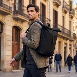KOPER ROLL Roll top 15" laptop backpack - GiftRetail MO2400