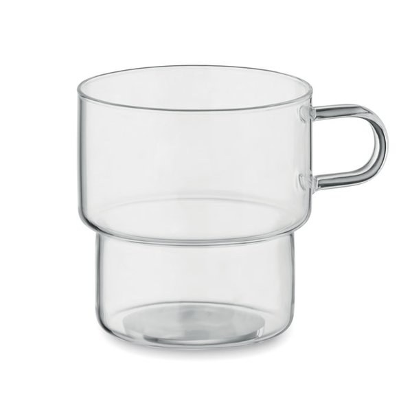 BOROMUG Tasse en verre 300 ml - GiftRetail MO2348