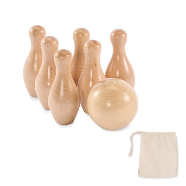 BOLITO Mini jeu de quilles en pin - GiftRetail MO2434