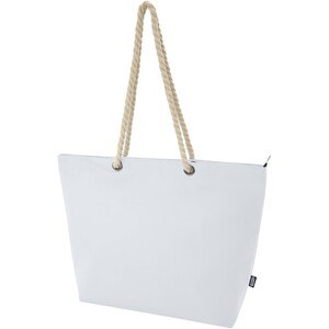 Panama GRS recycled beach cooler tote bag with cord handles 23L - EgotierPro 130079