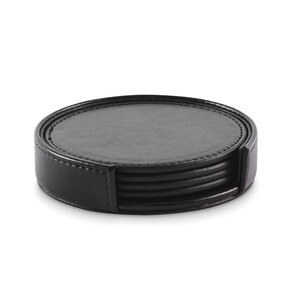 POSA SET Lot de 4 sous-verres en PU - GiftRetail MO2615