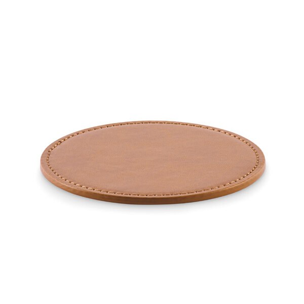 POSA Sous-verre rond en PU - GiftRetail MO2616