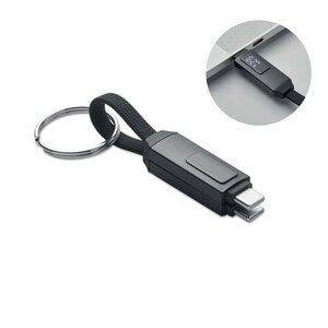 KEYSTO Porte-clés et câble de charge - GiftRetail MO2682