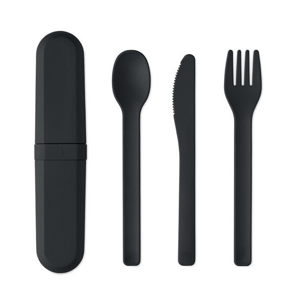 BITEFUL Set de couverts et étui en PLA - GiftRetail MO2743