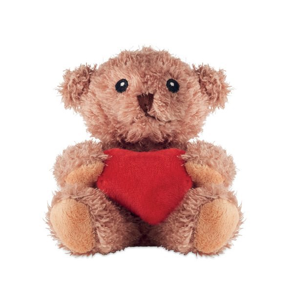 CUDDLE Petit ours peluche avec cœur