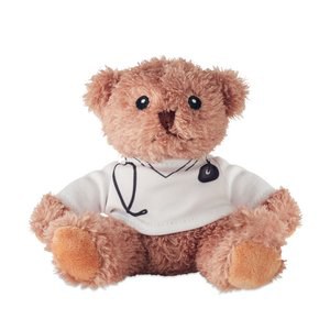 DOC Ours en peluche docteur - GiftRetail MO2838