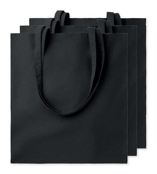 Pack de 3 GiftRetail MO9268 - COTTONEL COLOUR + Sac shopping coton 140gr/m²