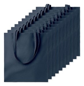 Pack de 10 GiftRetail MO9268 - COTTONEL COLOUR + Sac shopping coton 140gr/m²