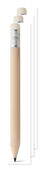 Mini crayon HB avec gomme