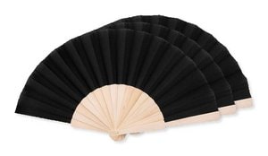 Pack de 30 GiftRetail MO9532 - FANNY WOOD Eventail manuel