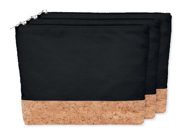Pack de 30 GiftRetail MO9817 - PORTO BAG Trousse liège & coton