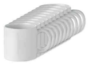 Pack de 10 GiftRetail MO9244 - MINI SUBLIM Mug pour sublim. 200ml