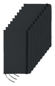 Pack de 10 GiftRetail MO1800 - NOTELUX Carnet A6 96 pages lignées