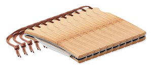 Pack de 10 GiftRetail MO6623 - MANSAN Couteau pliable en bambou