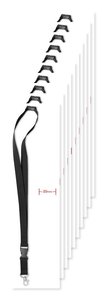 Pack de 10 GiftRetail MO8595 - LANY Tour de cou  20 mm