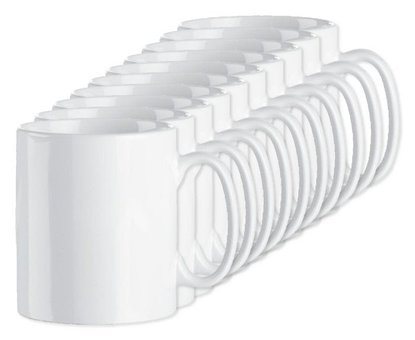 Pack de 10 GiftRetail MO8040 - SUBLIM Mug pour sublim. 300ml