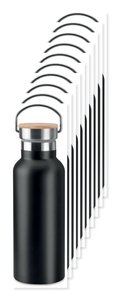 Pack de 10 GiftRetail MO9431 - HELSINKI Flacon double paroi 500 ml