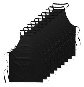 Pack de 10 GiftRetail MO7251 - KITAB Tablier en Coton Polyvalent pour Cuisine et Jardinage